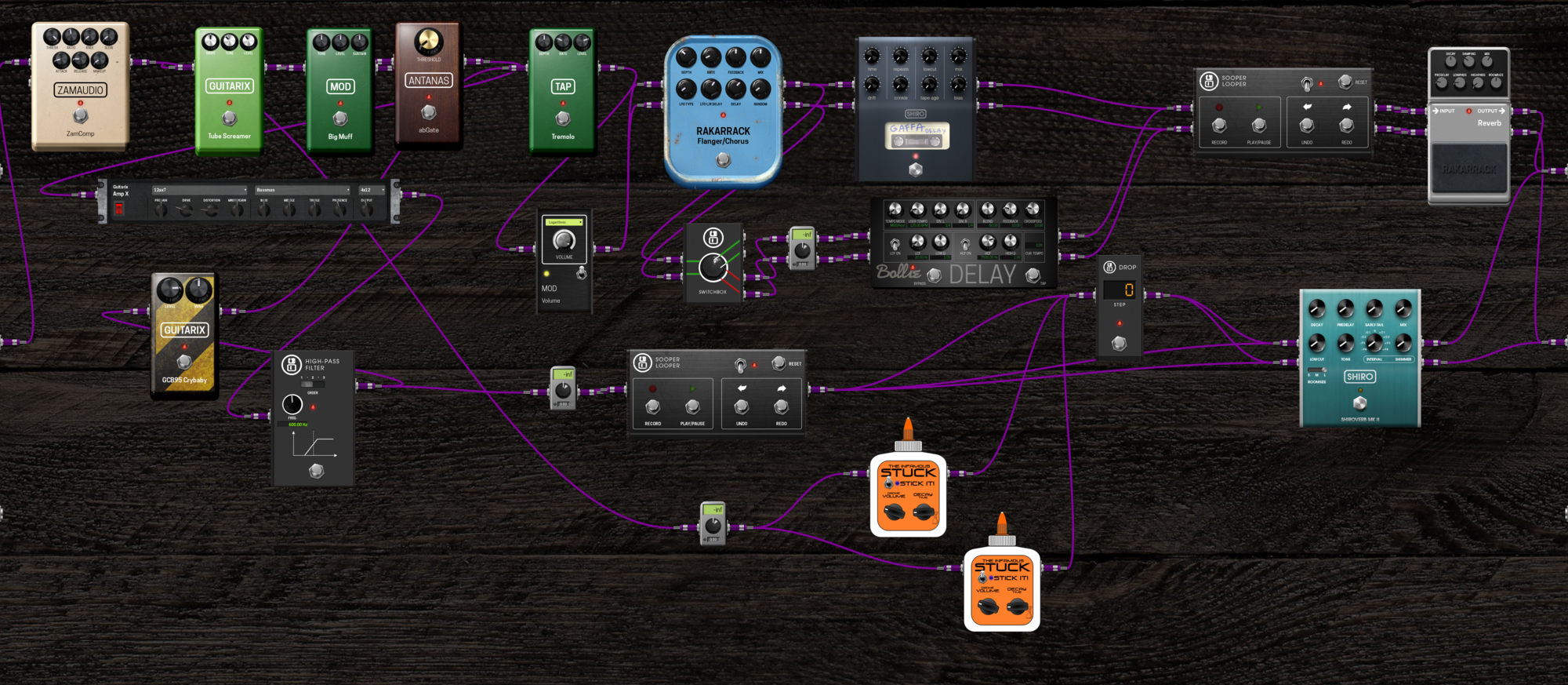 Rig:All in one two looper - MOD Audio