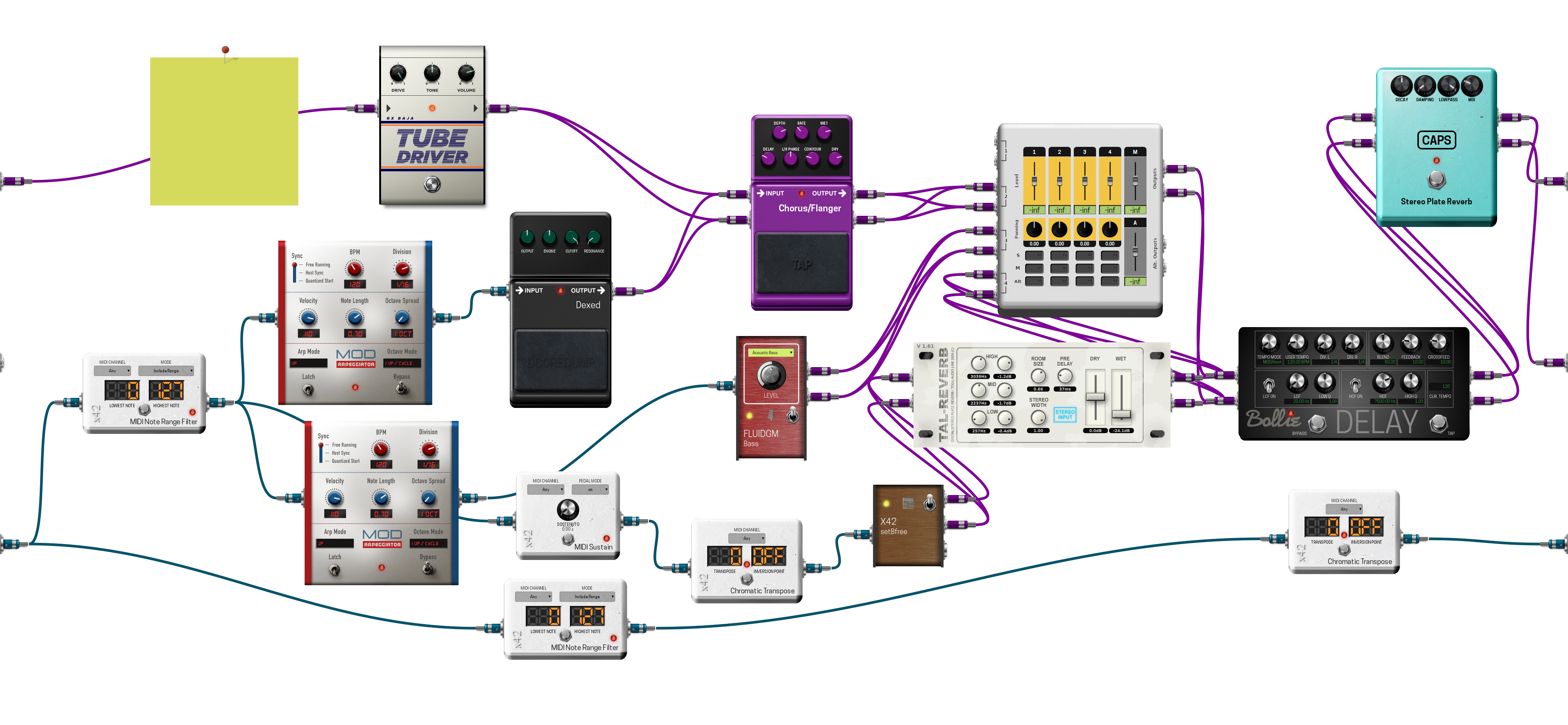 Pedalboard screenshot