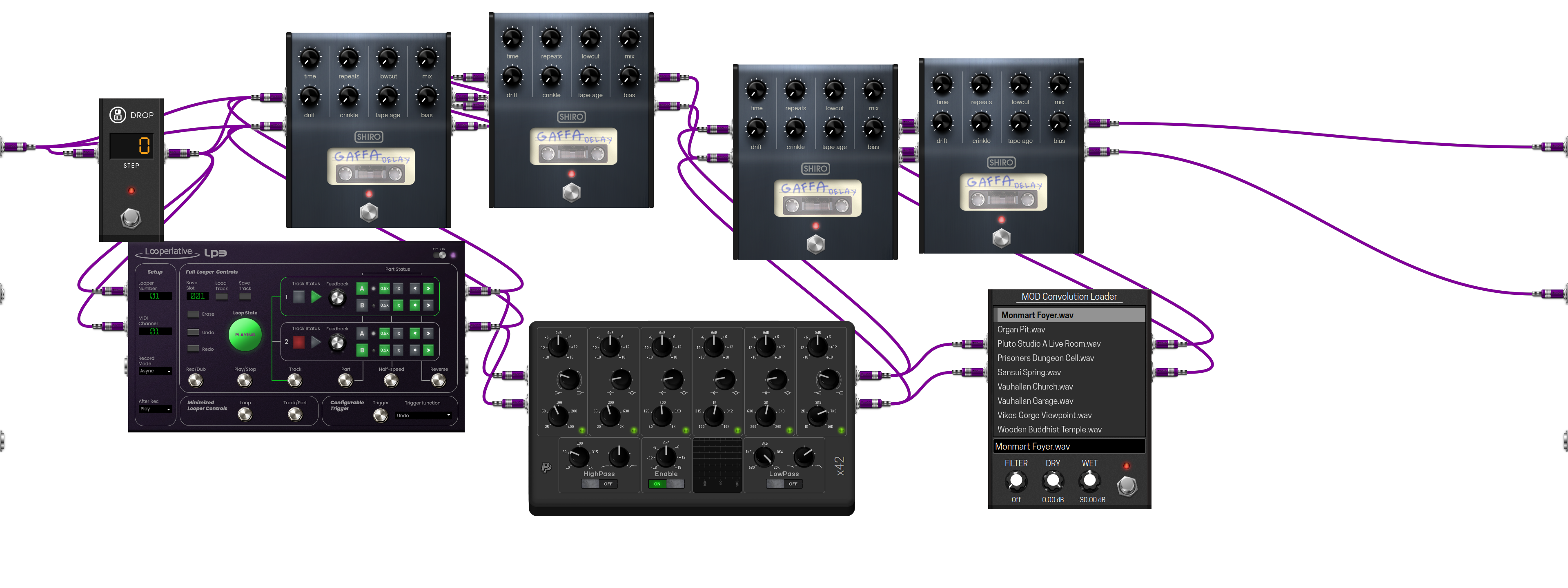 Pedalboard screenshot