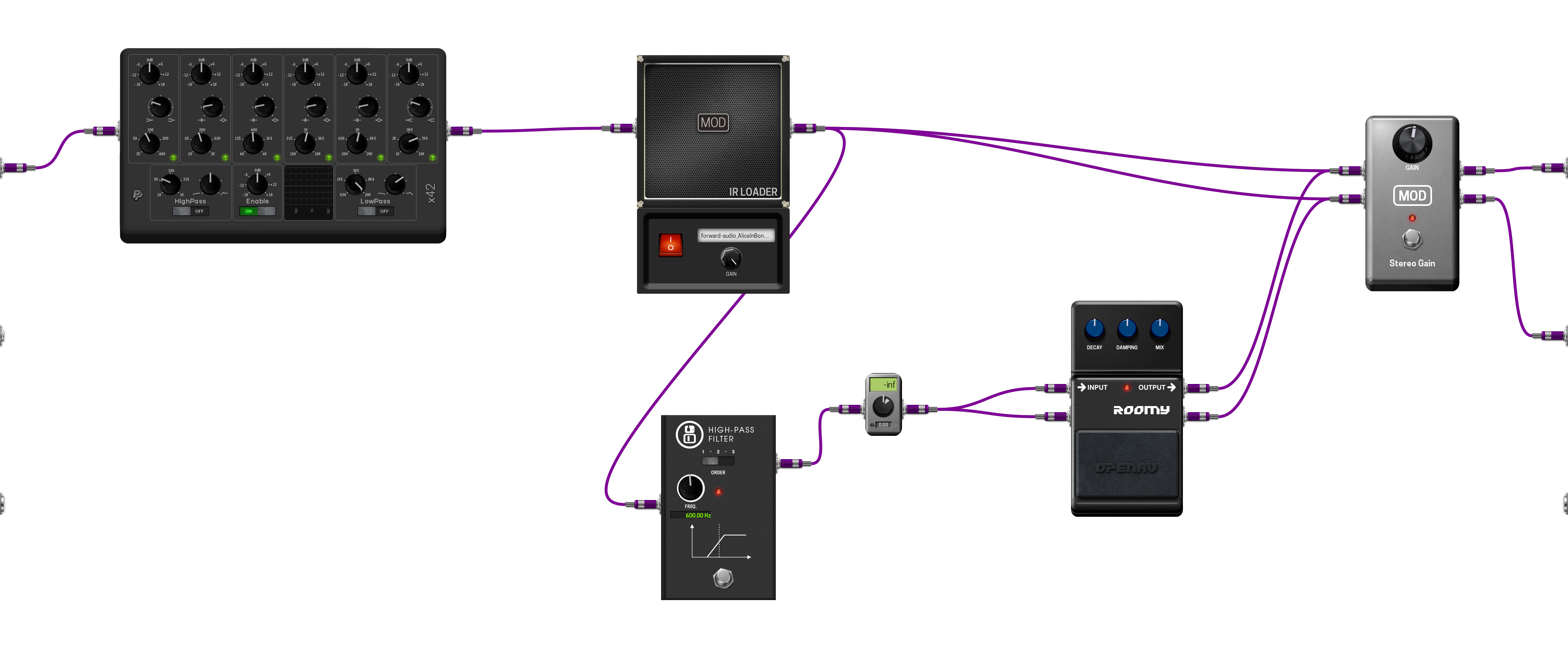 Pedalboard screenshot