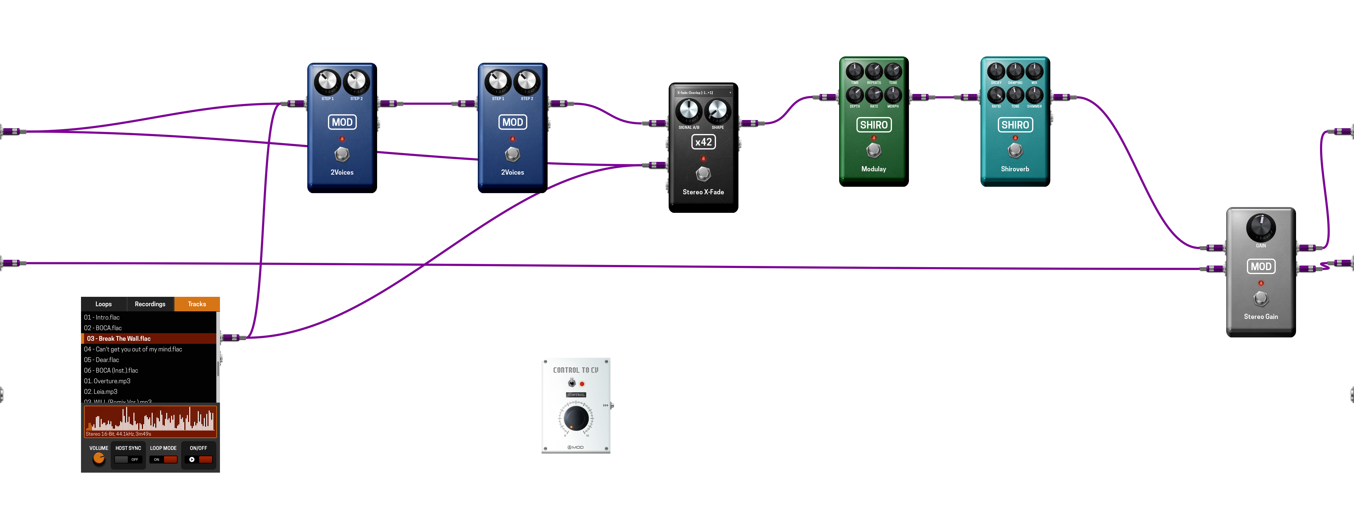 Pedalboard screenshot