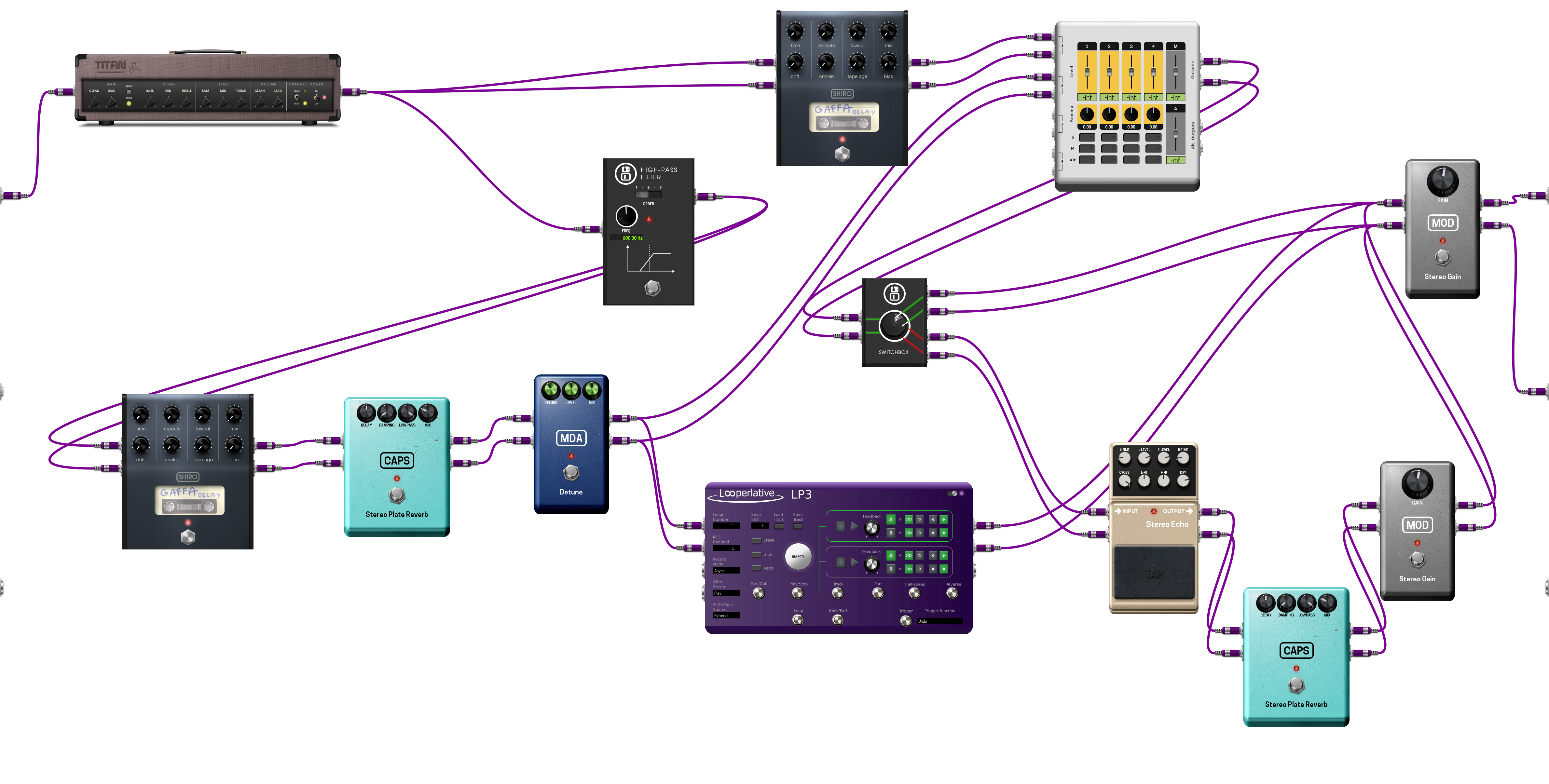 Pedalboard screenshot