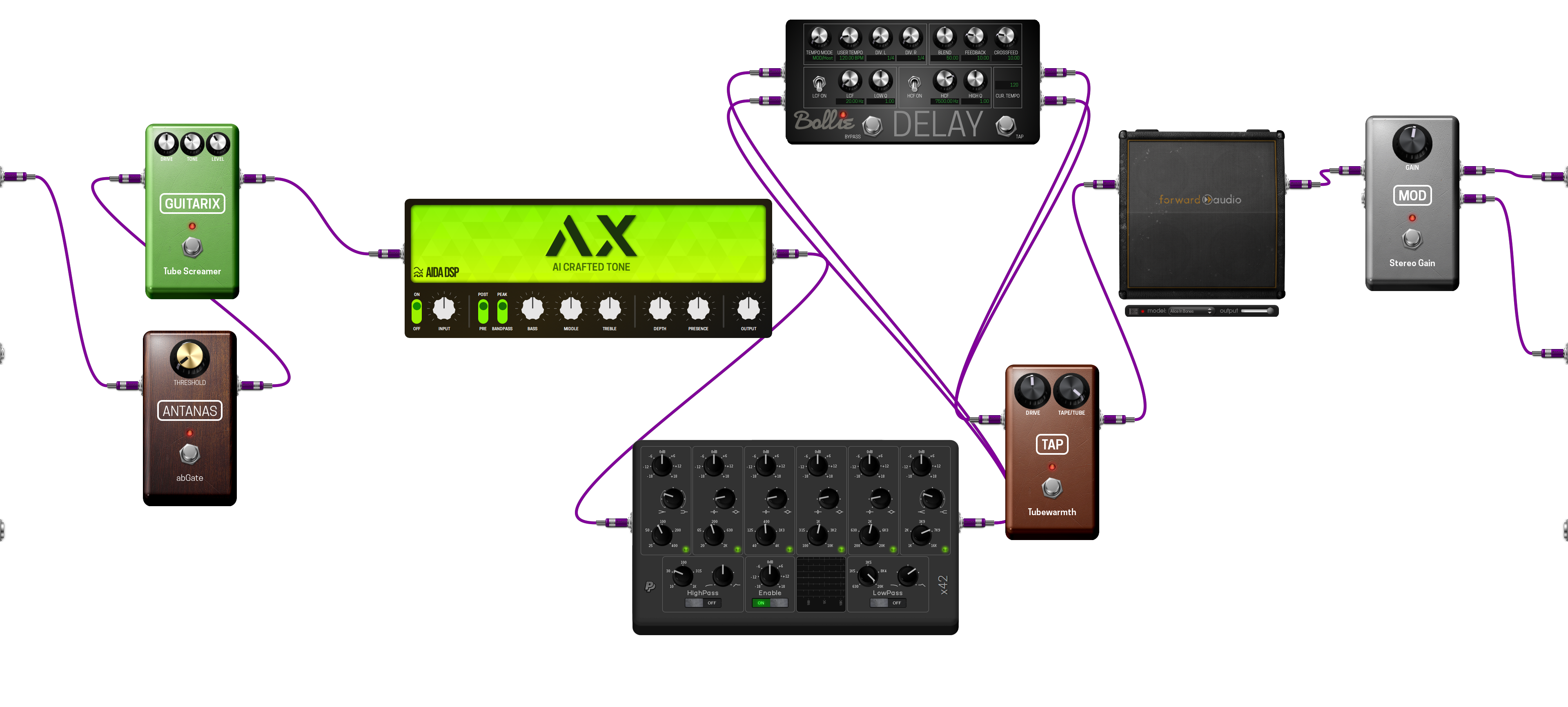 Pedalboard screenshot