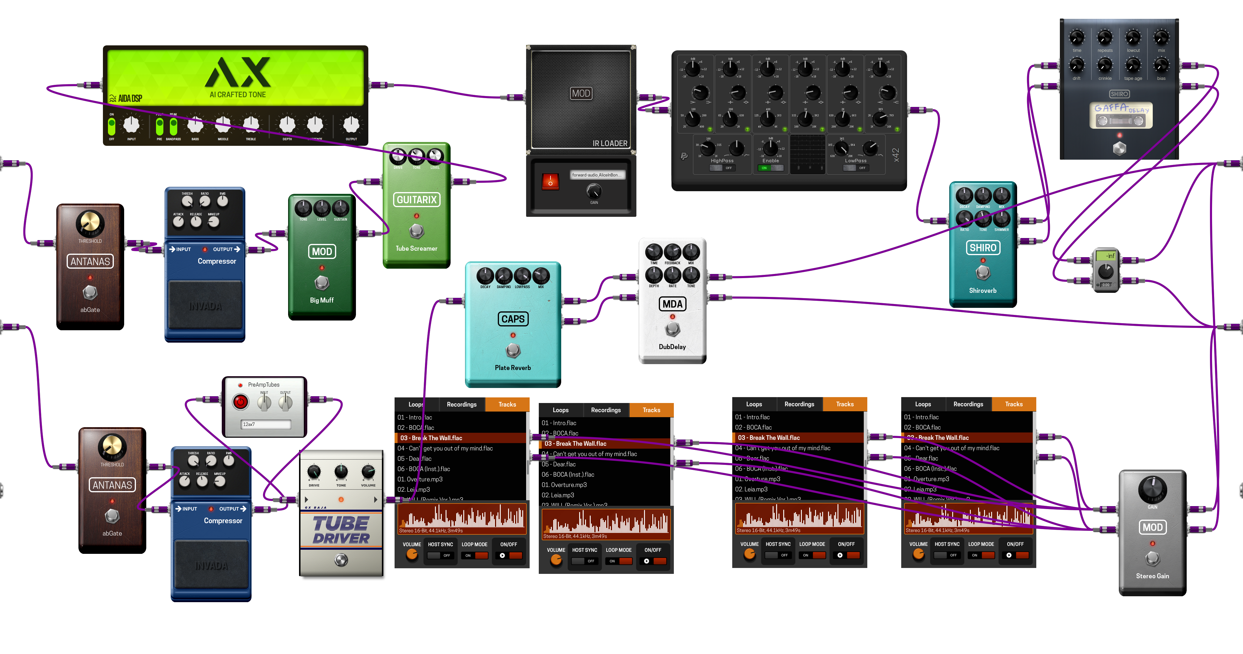 Pedalboard screenshot