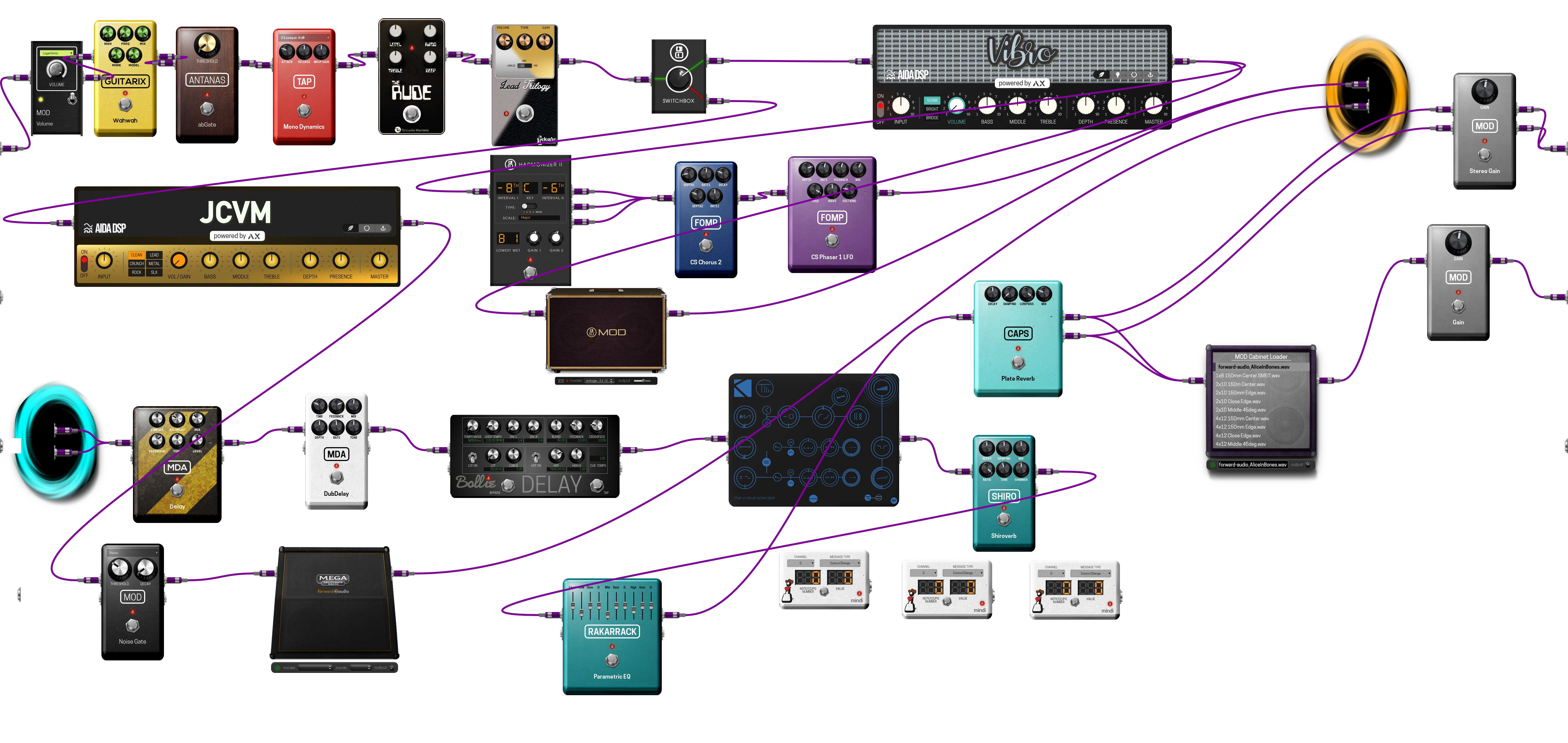 Pedalboard screenshot