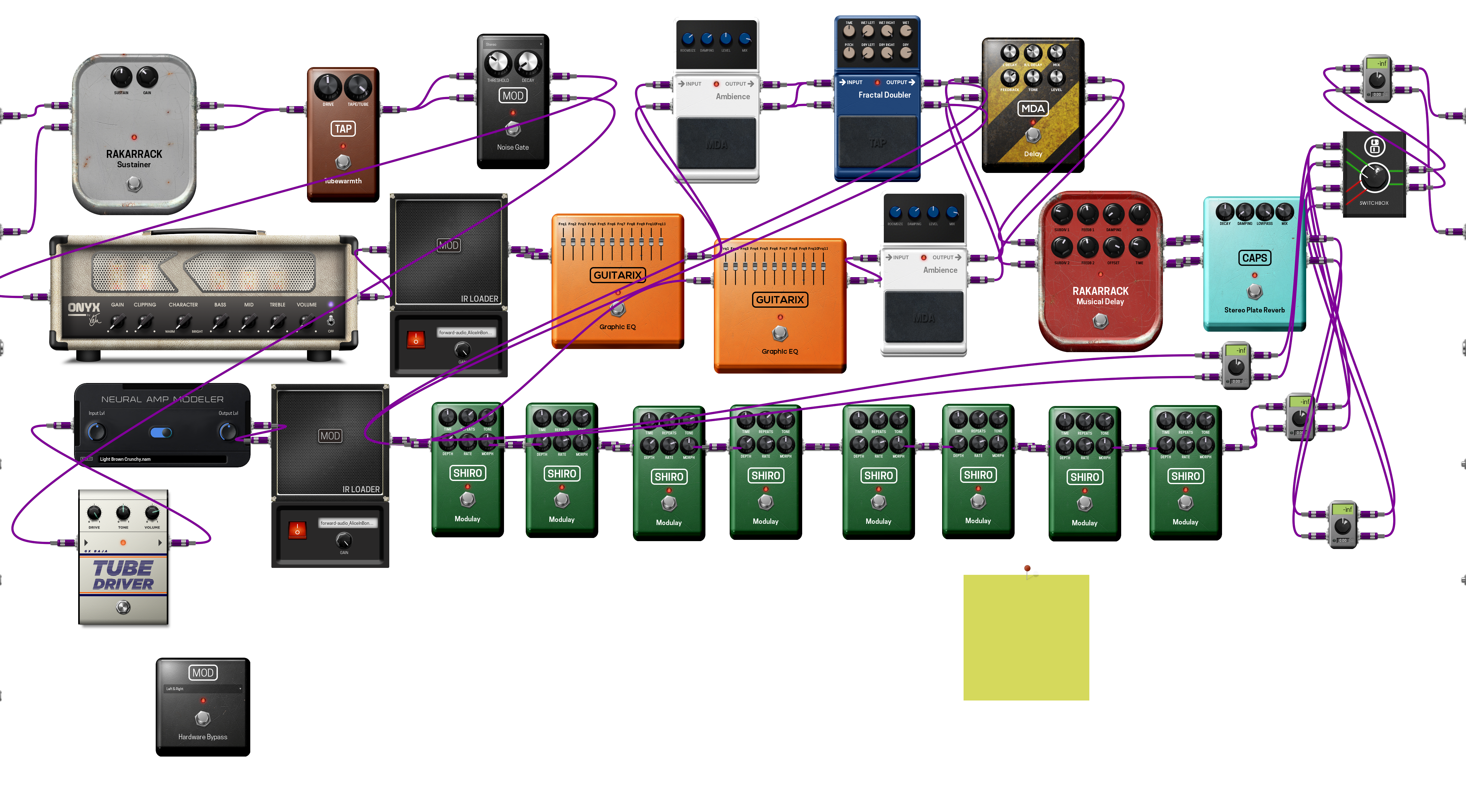 Pedalboard screenshot